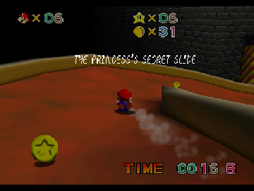Super Mario 64 - Early Castle Grounds